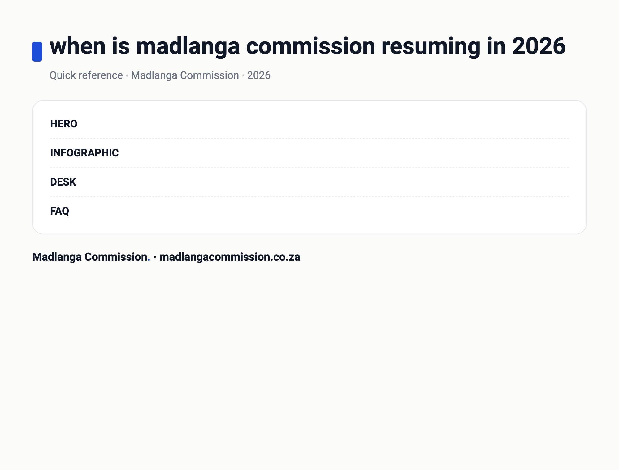when is madlanga commission resuming in 2026 quick reference